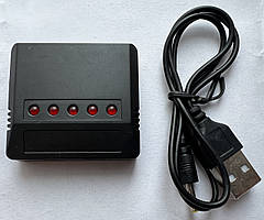 Зарядний пристрій Lipo 3.7V 1S 5 портів MicroUSB