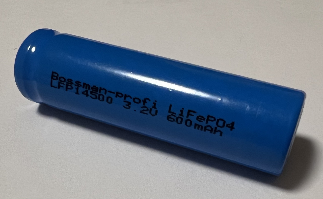 Акумулятор Bossman profi LFP 14500 LiFePO4 3.2 V 600mAh