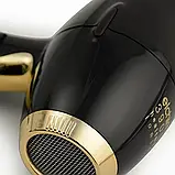 Фен для волос Elchim 3900 Healthy Ionic black & gold, фото 4