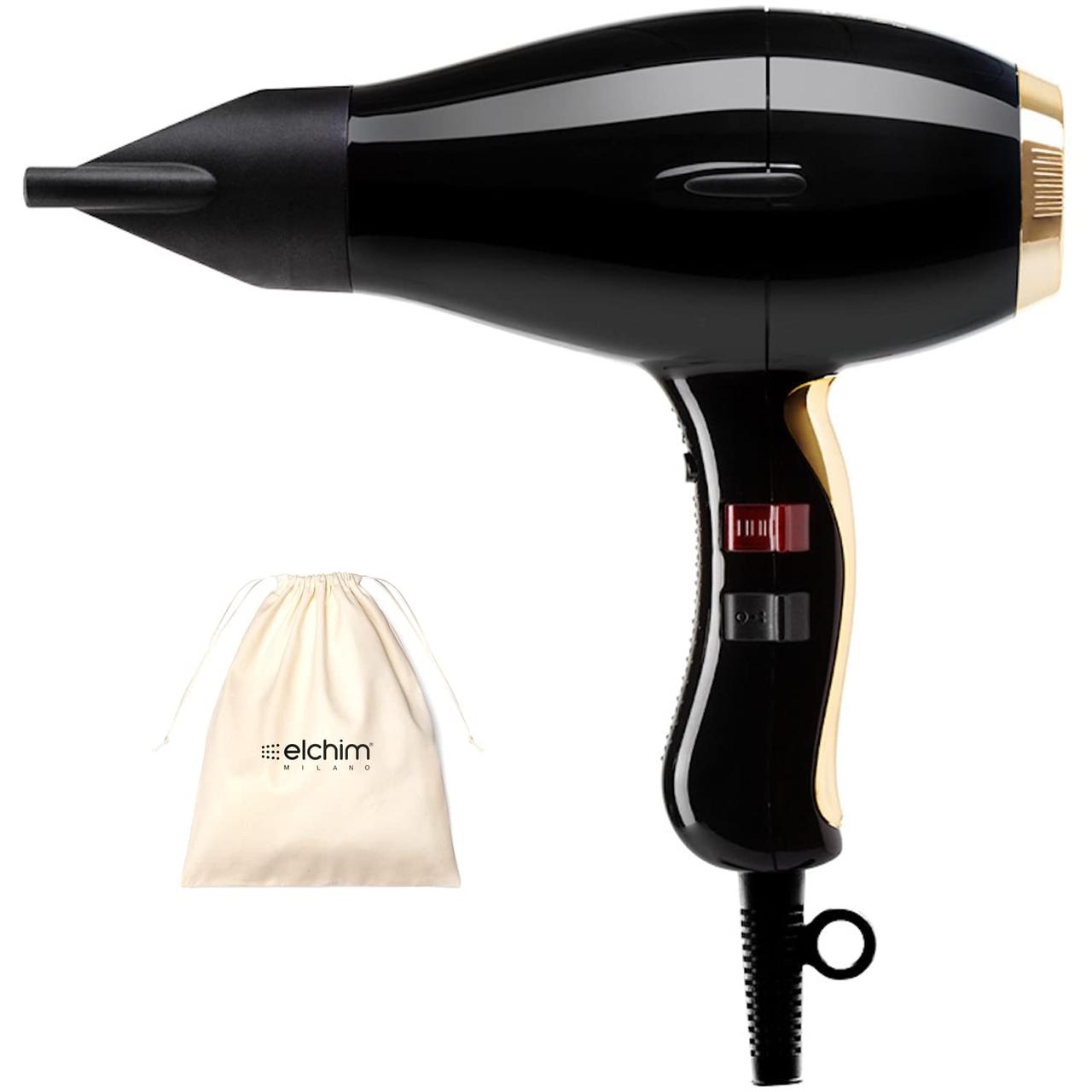 Фен для волос Elchim 3900 Healthy Ionic black & gold