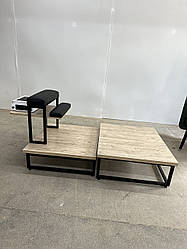 Подіум посилений під крісла для педикюру ПОД-10 розсувний подіум з металевим каркасом