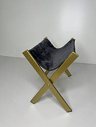 Підставка під сумки розкладна із золотими ніжками ДОД-13_gold