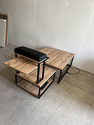 Подіум з металевим каркасом під педикюрні крісла з ПІДСТАВКОЮ для педикюру ПОД-10-А