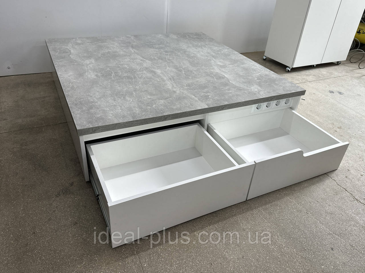 Подіум з ящиками під крісла реклайнери для педикюру для нарощування вій ПОД-01_MR, фото 1