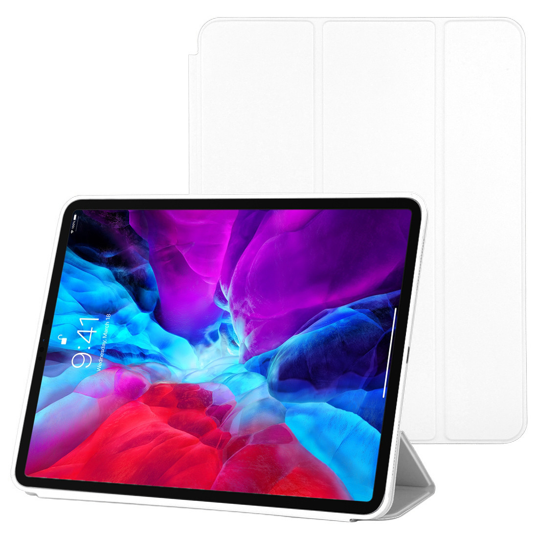 Чохол-книжка Smart Cover для Apple iPad Pro 12.9" (2018 / 2020 / 2021) White, фото 1