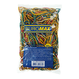 Гумки для грошей 500г 55мм асорті Buromax BM.5504