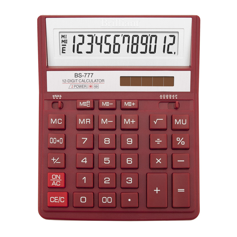 Калькулятор настільний великий Brilliant BS-777RD