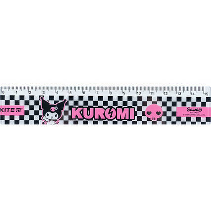 Лінійка пластикова Kite Kuromi HK24-090-1