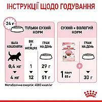 Сухий корм для кошенят Royal Canin Kitten свійський птах 400 г, фото 8