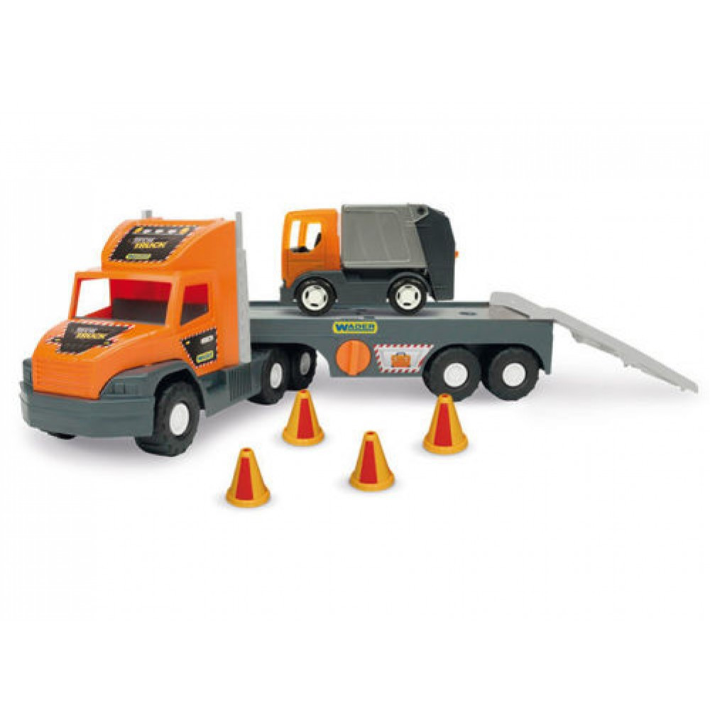 Машина "Super Truck" с мусоровозом, Wader (Tigres) 36730