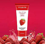 Лубрикант Private life зі смаком полуниці 60 мл, Гель-мастило на водній основі оральний., фото 2