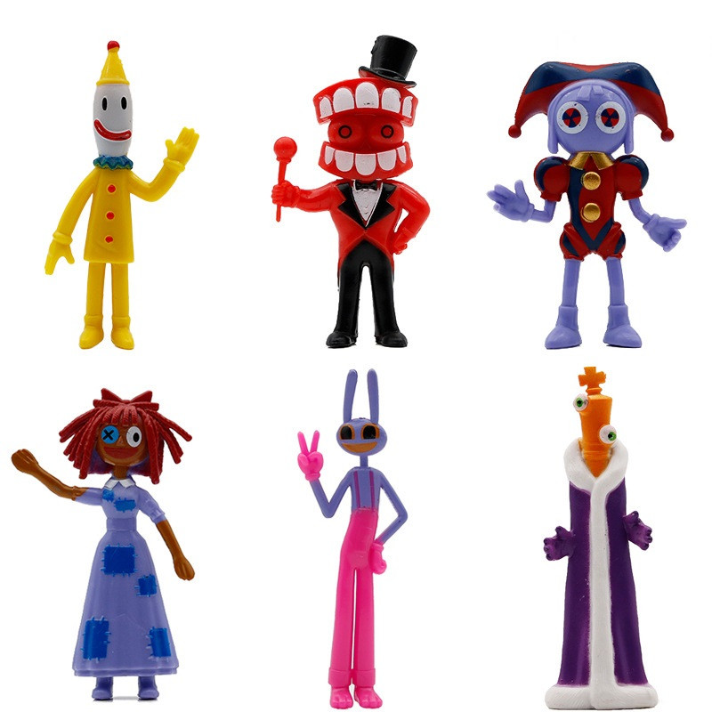 Іграшки фігурки Дивовижний Цифровий Цирк «The Amazing Digital Circus» 6 шт.