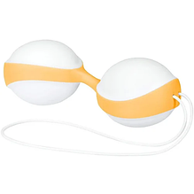 Вагінальні кульки Amor Gym Balls white - yellow