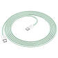 USB кабель Type-C на Type-C HOCO Source 60W charging data cable (1m, PD2.0, 60W, 20V 3A). Green, фото 2