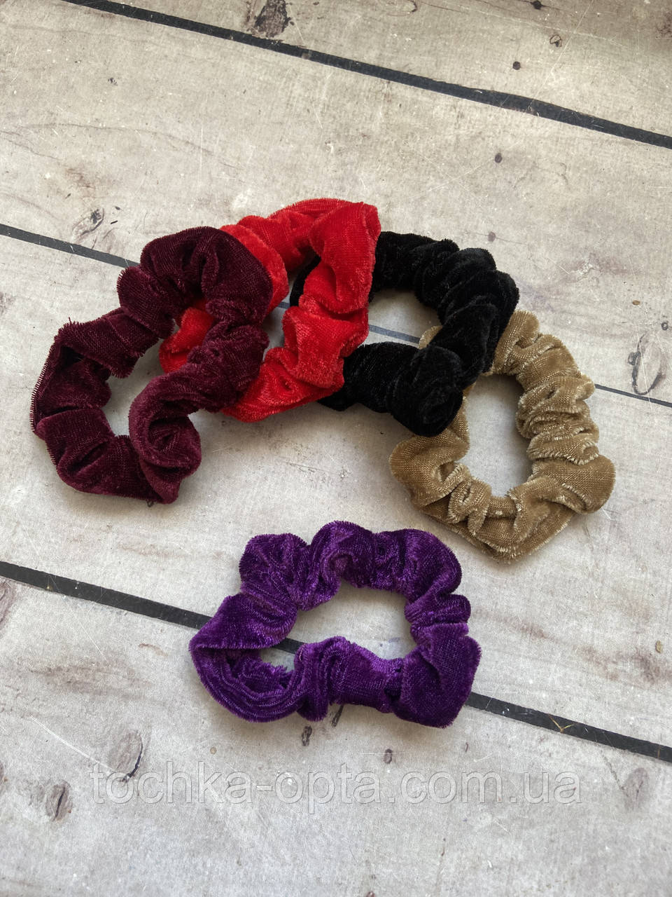 Гумка для волосся велюр, фото 1