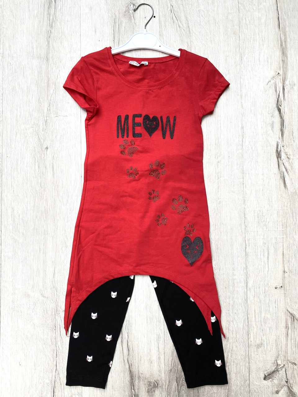 Костюм для дівчинки Benini 7206 122 см Червоний