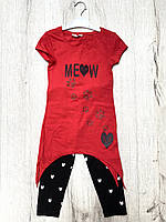 Костюм для дівчинки Benini 7206 122 см Червоний