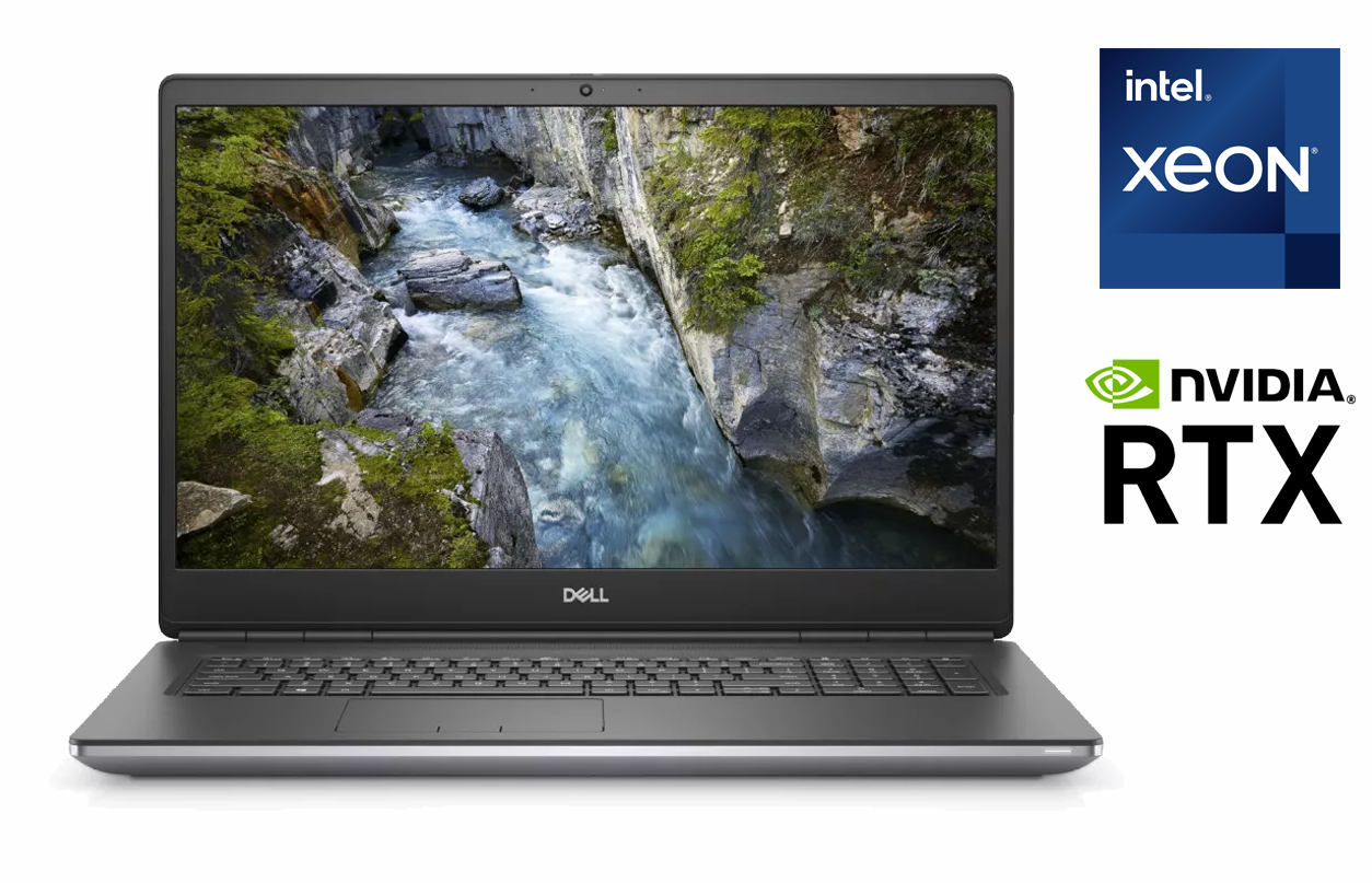 Ноутбук Dell Precision 7760/ 17.3" (1920x1080)/ Xeon W-11855M/ 32 GB RAM/ 1000 GB SSD/ RTX A3000 6GB