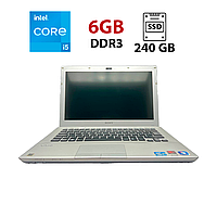 Ноутбук Б-клас Sony Vaio PCG-4251GM/ 13.3" (1366x768)/ Core i5-2430M/ 6 GB RAM/ 240 GB SSD/ HD 3000/ Без АКБ