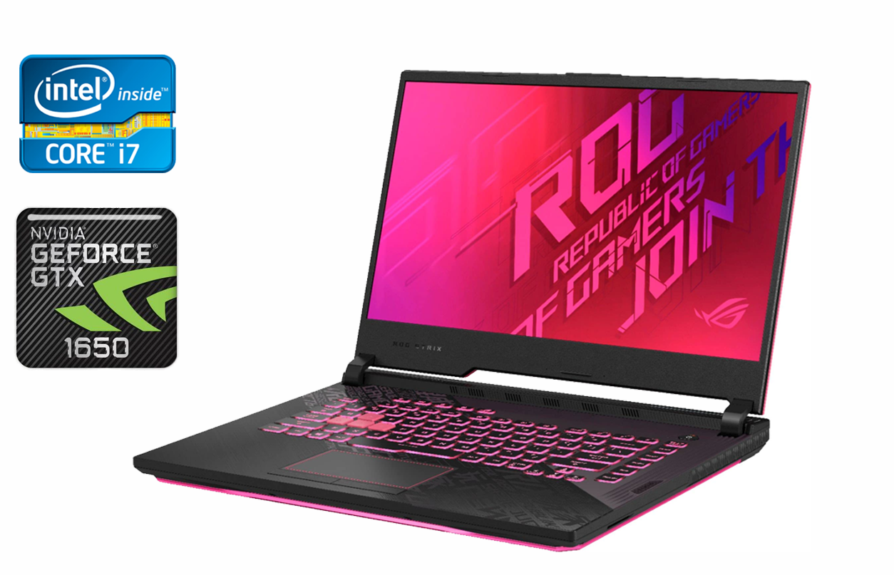 Ігровий ноутбук Б-клас Asus Rog Strix G531G/ 15.6" 1920x1080/ i7-9750H/ 16GB RAM/ 512GB SSD/ GTX 1650 4GB
