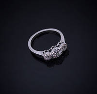 Женское кольцо из белого золота с бриллиантами С25Л1№12