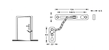 Дверний ланцюжок W3313/02, фото 4