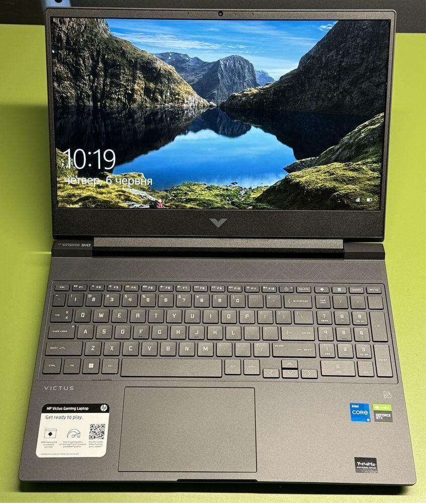 Б/в Ігровий ноутбук HP Victus 15 15.6" 1920x1080| Core i5-12450H| 16 GB RAM| 512 GB SSD| GeForce GTX 1650 4GB