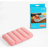 Надувна подушка Intex 68676 DOWNY PILLOW 43 х 28 х 9 см Рожева