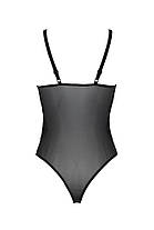 Боді Passion KERRIA BODY black, L/XL, з високими вирізами та верхом балконет, фото 5