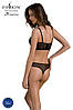 Комплект Passion DROSERA SET black, XXL/XXXL, сітка+мережево, бюстьє та трусики тангу, фото 8