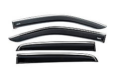 Вітровики з хромом  4 шт  Niken  для Isuzu D-Max 2019- рр