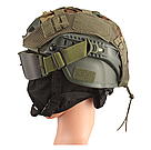 Тактичні окуляри-маска Solve з кріпленням на каску та трьома змінними лінзами Олива, фото 2