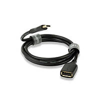 QED Connect Usb C(M)-A(F) 0.75m