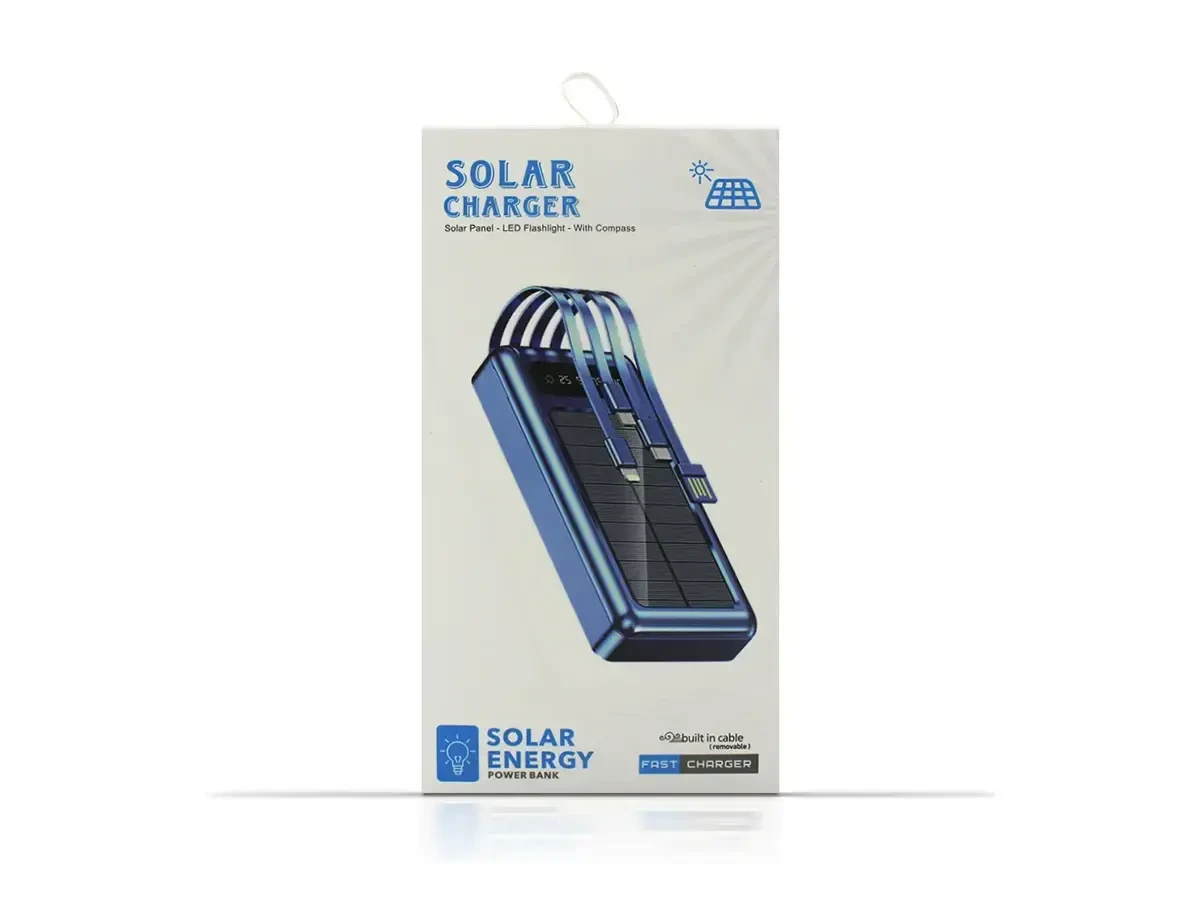 Зовнішній акумулятор (power bank) 20000mAh Solar Z102B 50шт 6592