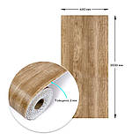 Самоклеюча вінілова плитка в рулоні ясен 3000х600х2мм (1002-7-матовий) SW-00001177, фото 3
