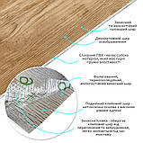 Самоклеюча вінілова плитка в рулоні ясен 3000х600х2мм (1002-7-матовий) SW-00001177, фото 5