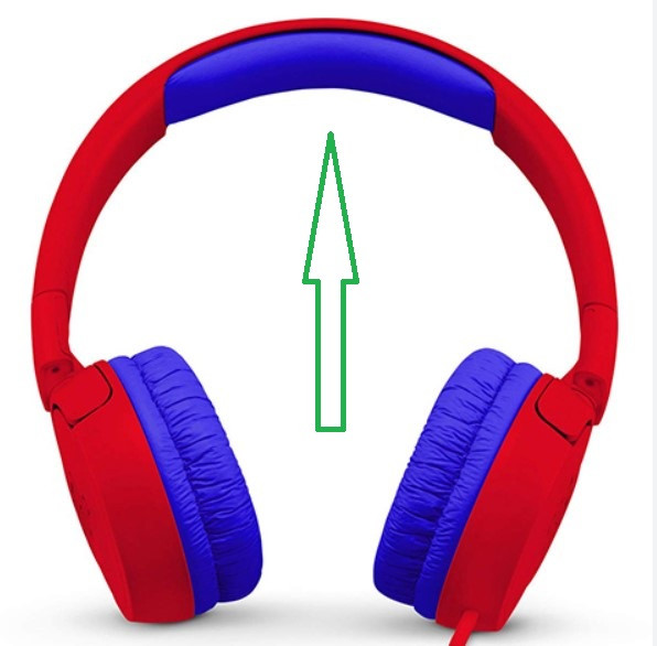 Накладка амбушури JBL JR300 JR300BT JBL JR310 JR310BT Kids Колір Темно синій Dark Blue, фото 1