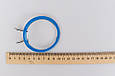 П'яльці сині пружинні для вишивання та штопки, діаметр 58 мм, товщина 2.6 мм "Nurge", фото 5