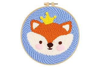 Набір для килимової вишивки "Ліса", 20 см (з п'яльцями)