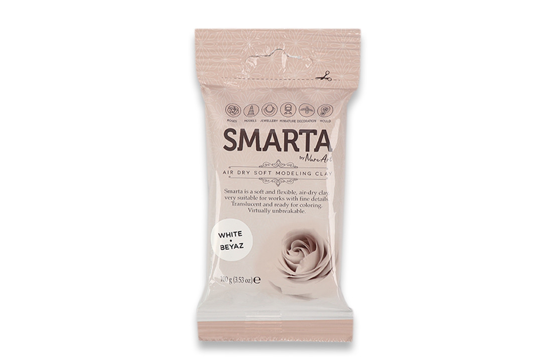 Пластика самозастигальна, біла, 100 г, Smarta