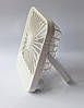 Вентилятор настільний ультра компактний Table Fan 966 WJY білий, фото 5