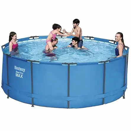 Басейн каркасний Bestway 15428 габарити 366x133см, об'єм 11174л, фото 3