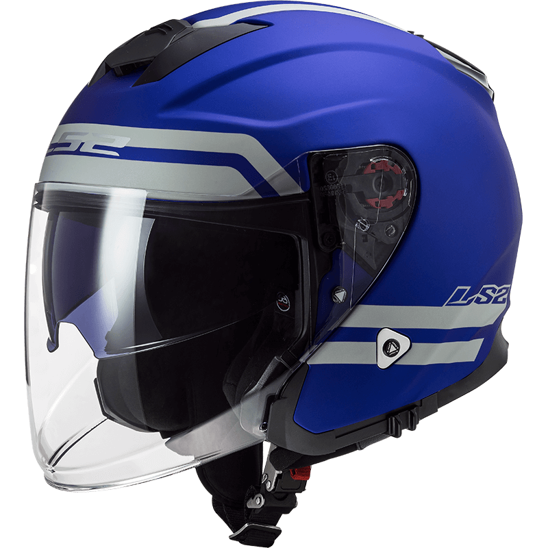 Мотошолом LS2 OF521 Infinity Hyper Matt Blue