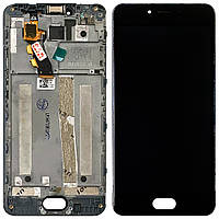 Дисплей (екран) Meizu M3s Y685 з тачскрином Розпажу (чорний Оригінал і рамкою (дрібні подряпини))