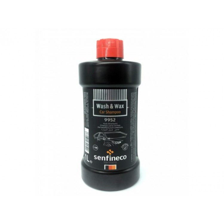Шампунь для ручної мийки з воском Senfineco 1000 мл Wash & Wax Car Shampoo 9952S
