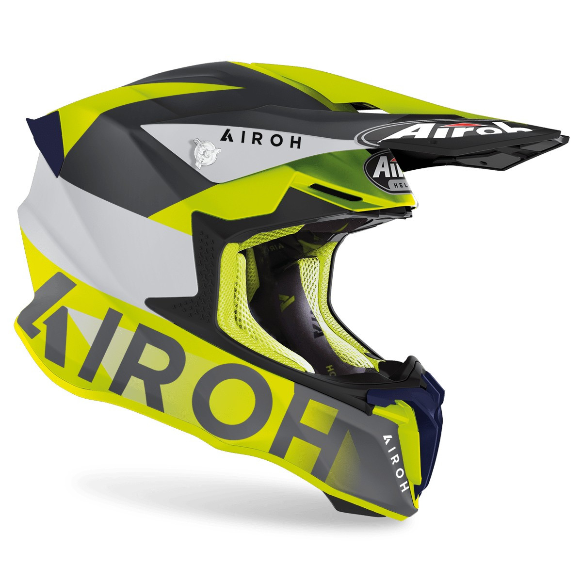Мотошолом Airoh Twist 2.0 Lift yellow/blue matt L