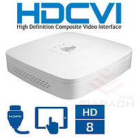 8-канальний HDCVI відеореєстратор Dahua DH-HCVR5108C-S3