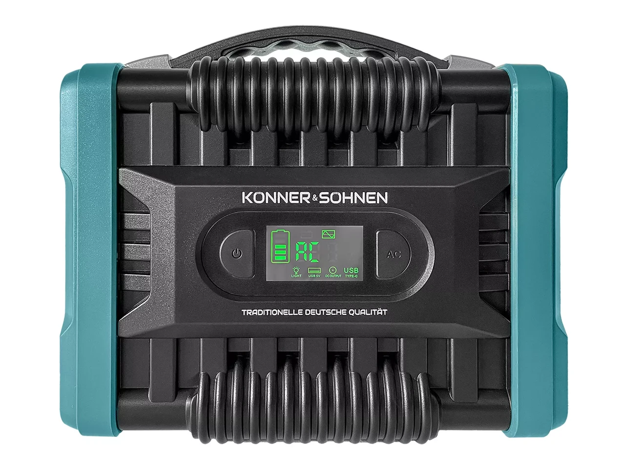 Портативна (переносна) електростанція KS 200PS від ТМ Konner&Sohnen зі світодіодною лампою (222 Вт·год / 200 Вт), фото 1