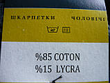 Чоловічий  носок стрейч Житомир. Р. 29-31. ( чорні)., фото 5