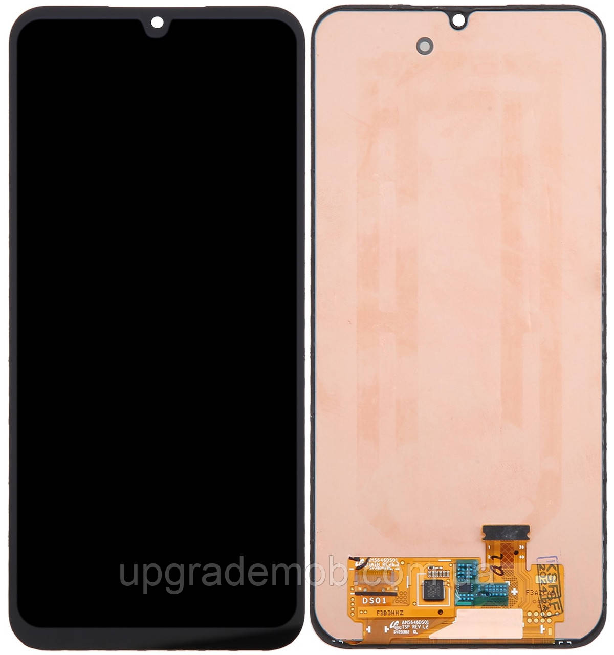 Дисплей модуль тачскрин Samsung A256 Galaxy A25 чорний TFT
